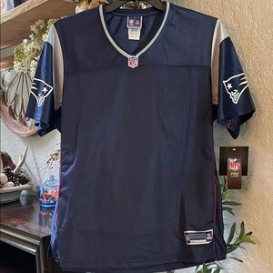 NFL Navy Blue Patriots Women's Jersey